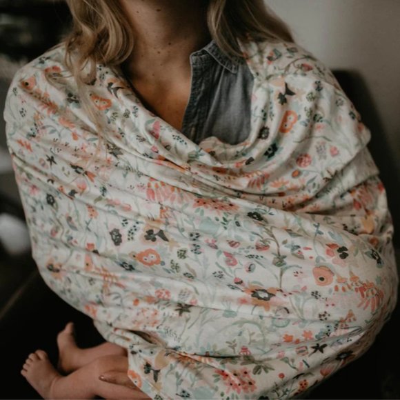 Parker Baby Co multi-use car seat/nursing cover in "Bloom" - Picture 2 of 5